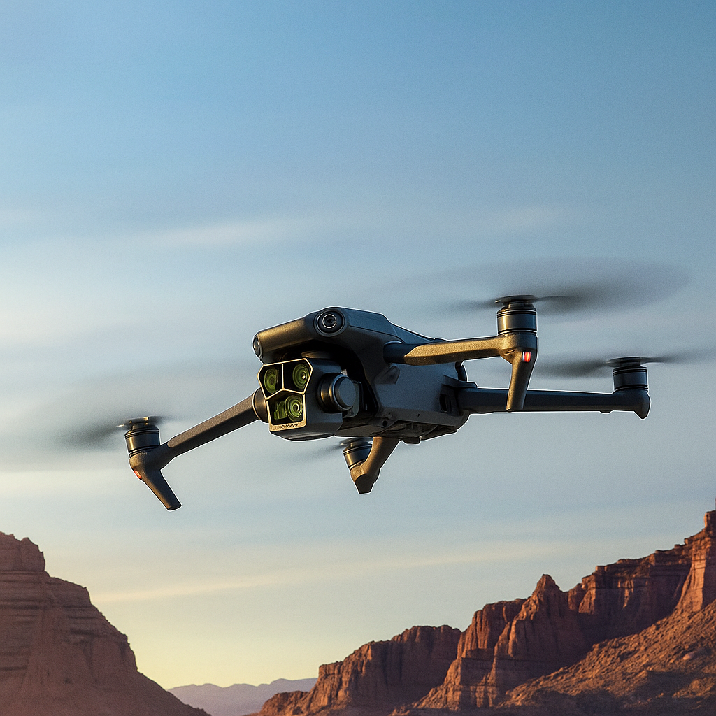 Drone DJI 4K avec Triple Caméra