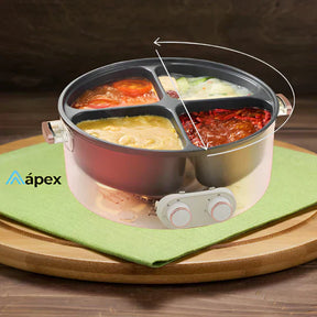 Poêle multifonction 4 en 1 - PLUS DE PRATICITÉ EN CUISINE AVEC 6L